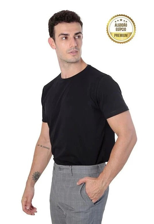 Camiseta Premium Algodão Egípcio